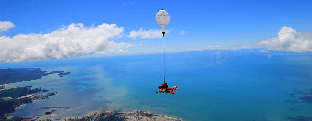 10,000ft tandem skydive over Abel Tasman