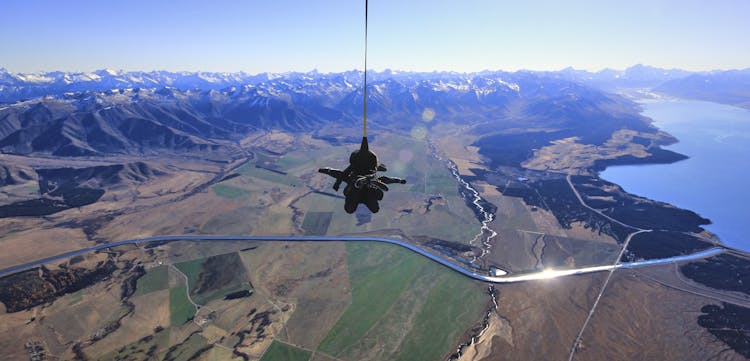 15,000ft  Skydive tandem over Mt. Cook