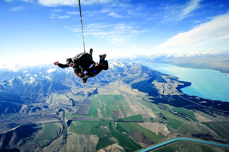 13,000ft Skydive tandem over Mt. Cook