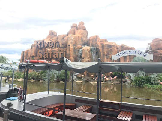 Experiencia River Safari con cena romántica a la luz de las velas en la playa