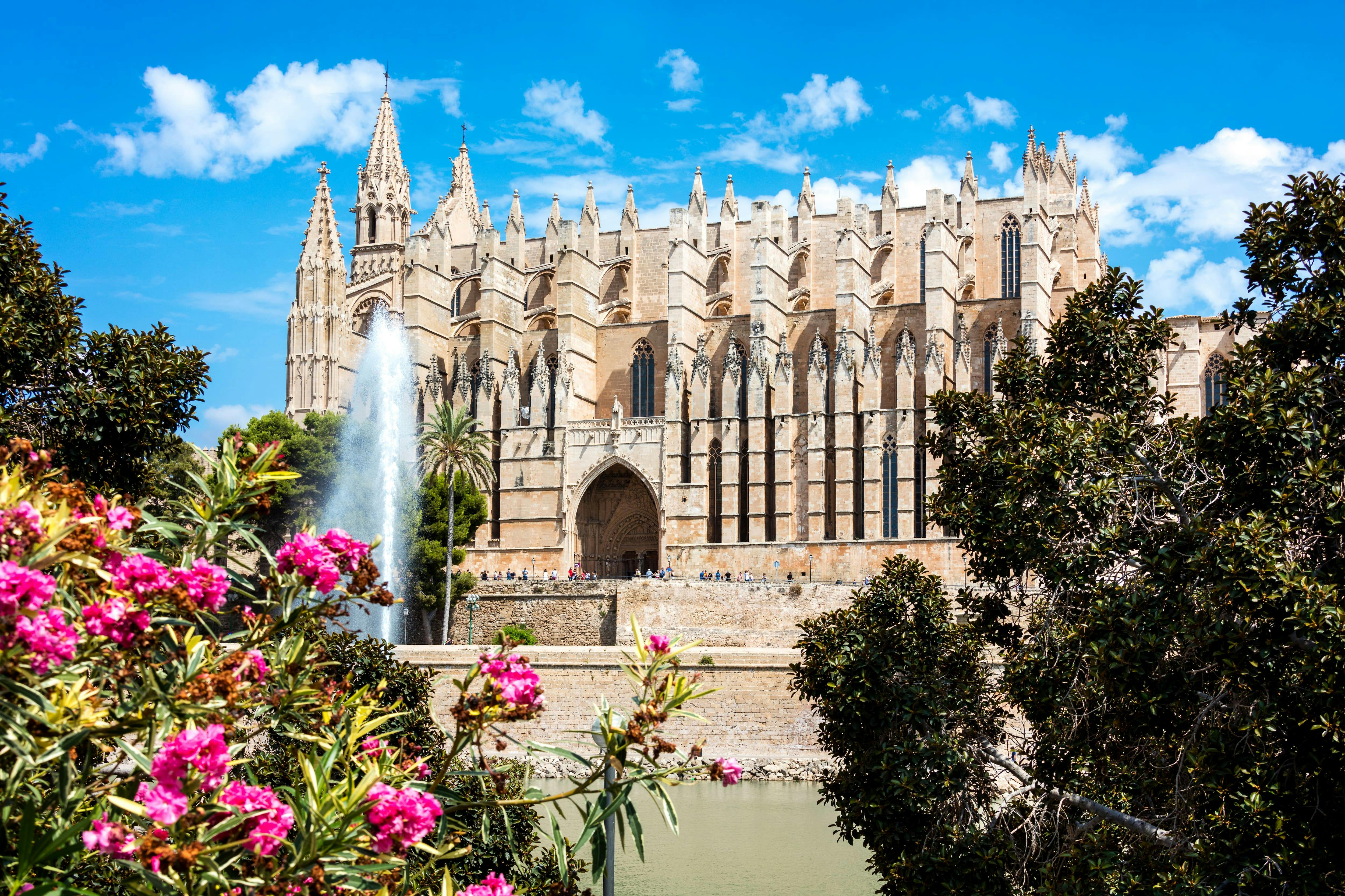 Entrance to Palma Cathedral La Seu