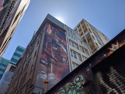 Gra i zwiedzanie sztuki ulicznej w Melbourne