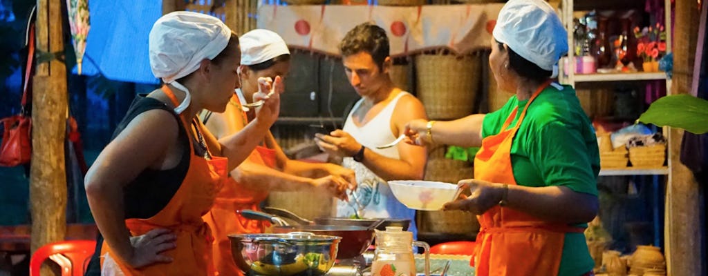 Clase de cocina de medio día en el pueblo.