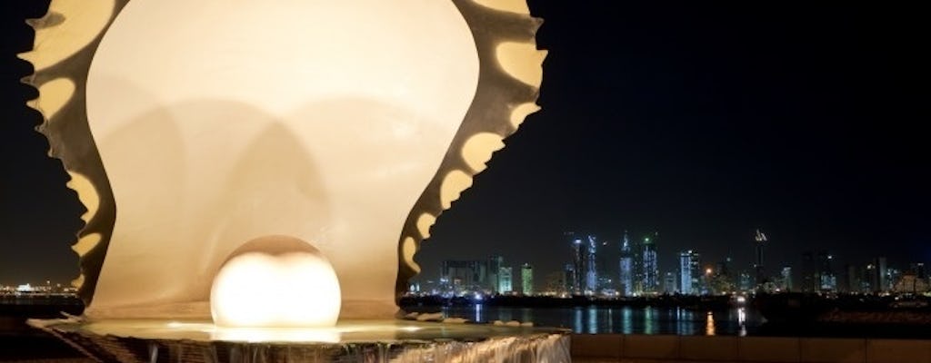 Descubra Doha à noite