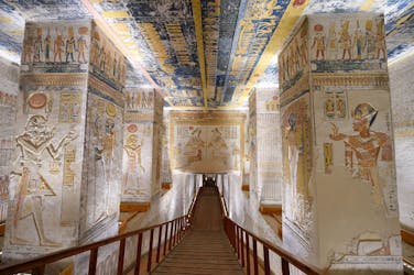 Rondleiding naar de Vallei der Koningen en de Hatsjepsoetempel plus Nijlervaring aan boord van een felucca vanuit Luxor