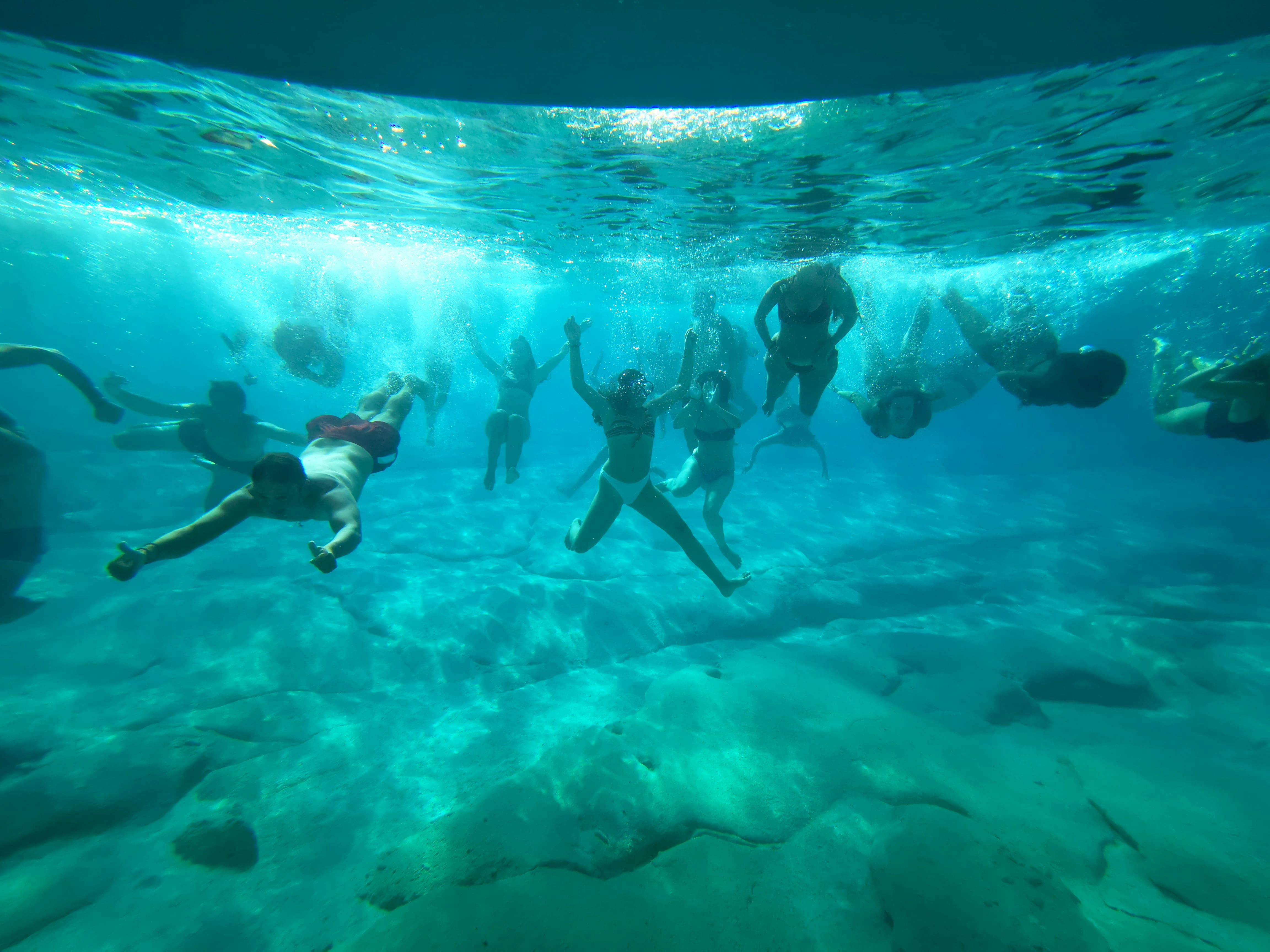 Hippo Submarine Cruise in Lindos with Navarone Bay Swim