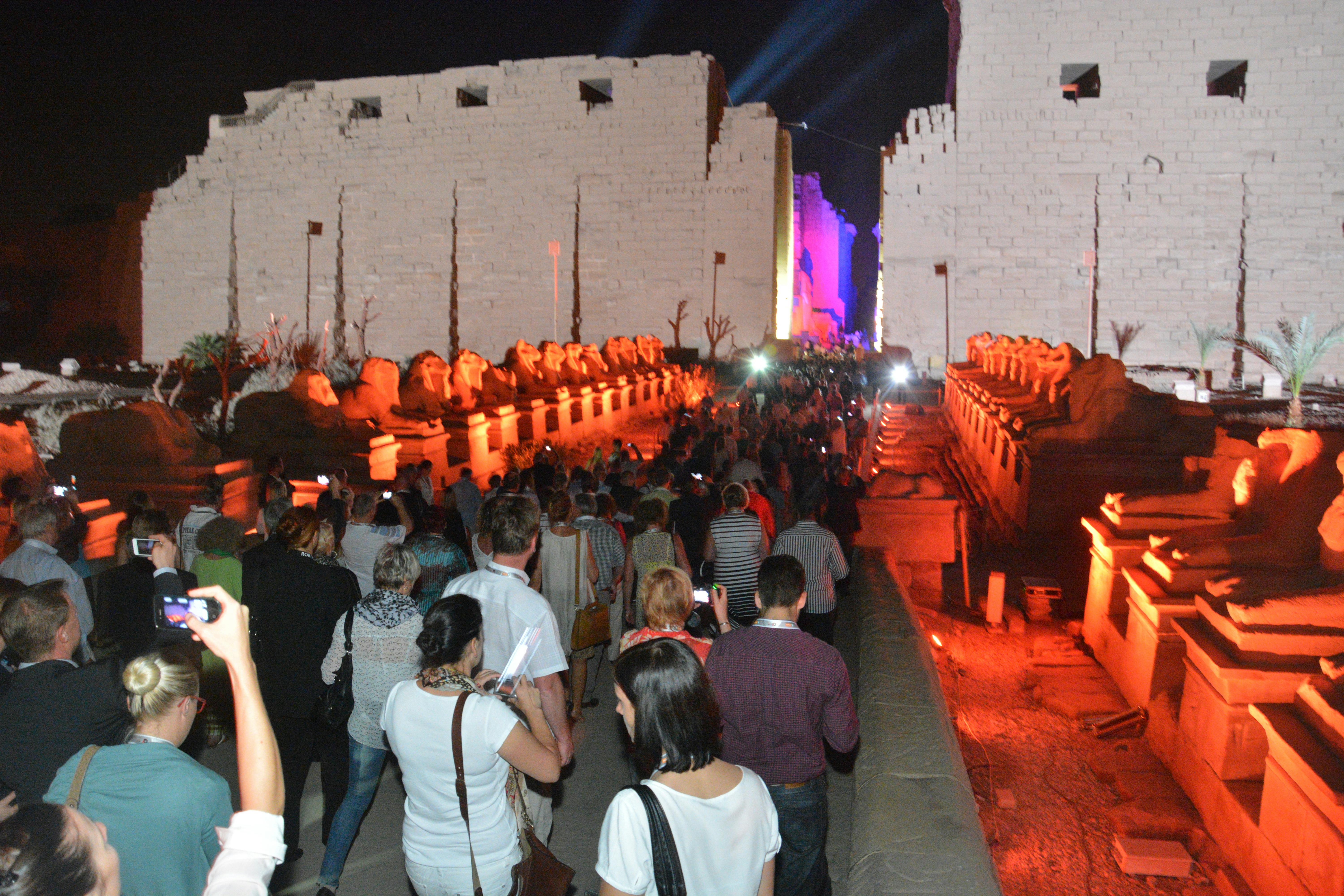 Sound and light show at the Karnak Temple from Luxor Musement