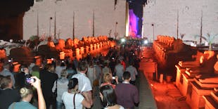Sound and light show at the Karnak Temple from Luxor