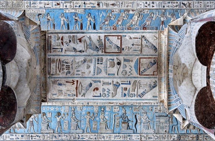 The temples of Dendera and Abydos from Luxor