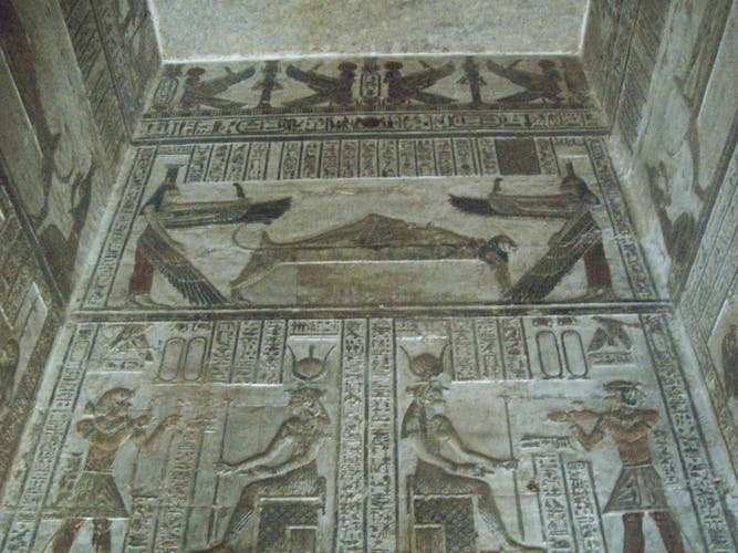 The temples of Dendera and Abydos from Luxor