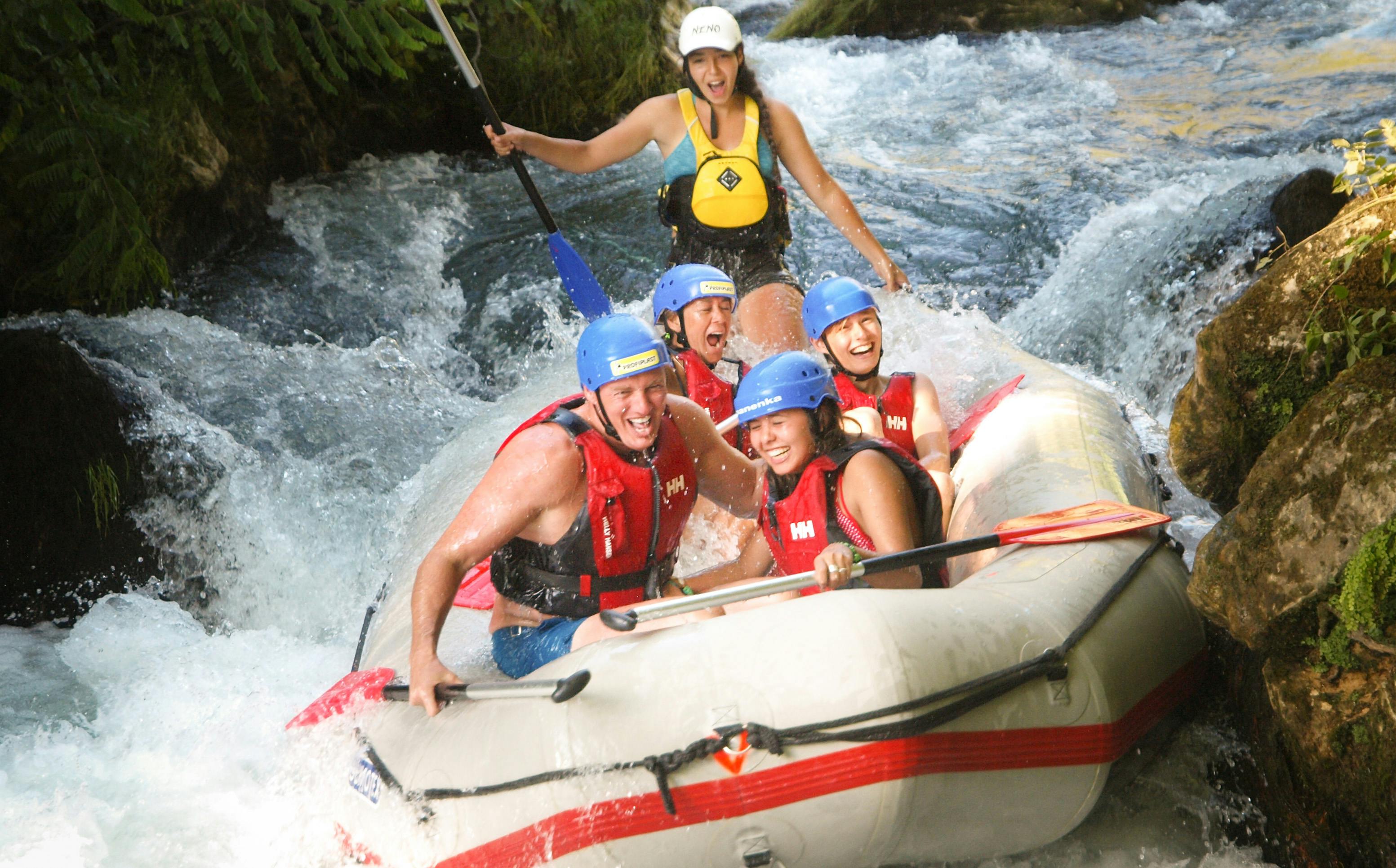 Discover Cetina River rafting, cliff jumping and more