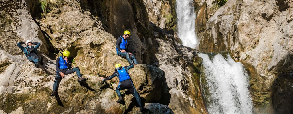 Canyoning on the river Cetina