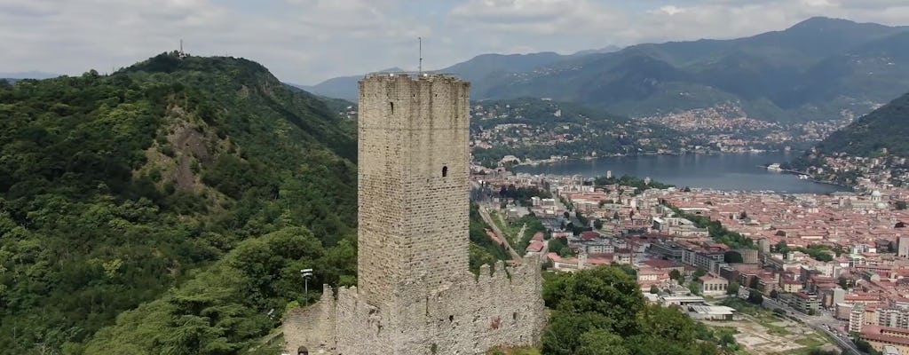 Abertura privada de um castelo medieval no Lago de Como