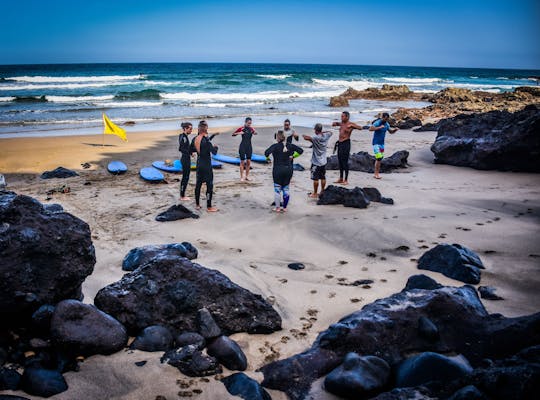 Leçons de surf dans le sud de Fuerteventura