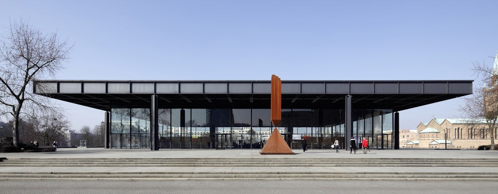 Entrada a la Neue Nationalgalerie de Berlín