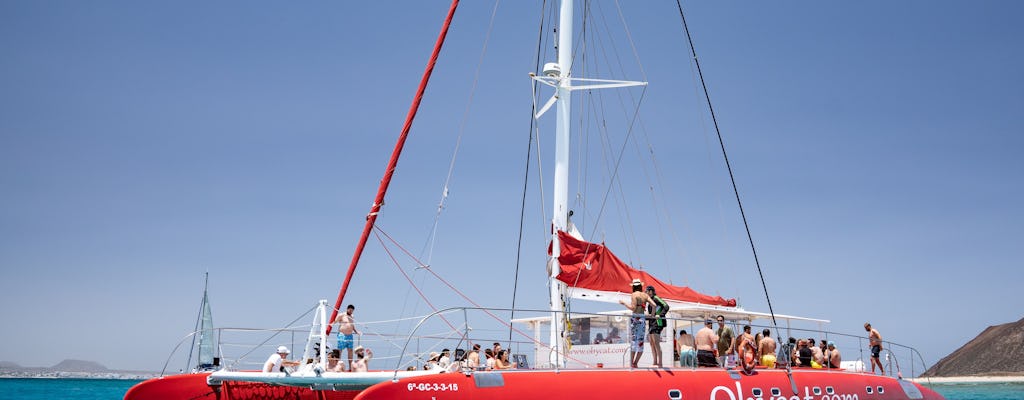 Croisière avec Oby Catamaran à Caleta de Fuste