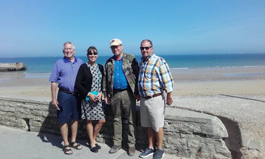 Visita guiada privada a las playas del Día D desde Rouen