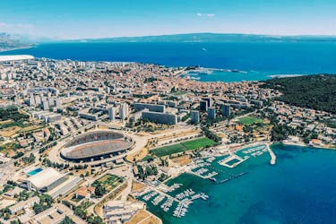 De route van Diocletianus – Panoramische vlucht over Split