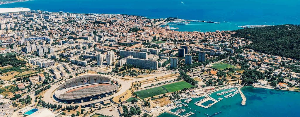 The Diocletian route - Panoramic Flight over Split