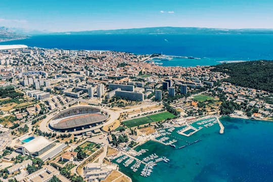 The Diocletian route - Panoramic Flight over Split