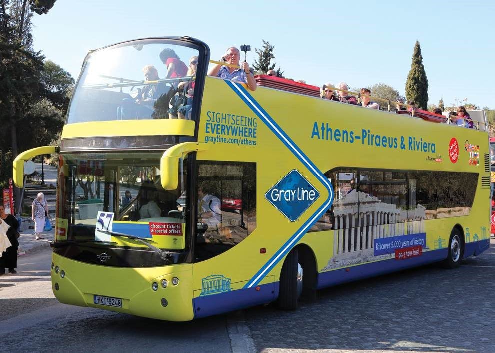 Entrada combinada a la Acrópolis de Atenas con autobús Hop on - hop off