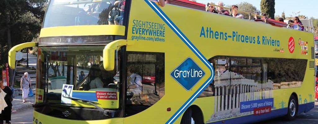 Kombiticket zur Akropolis von Athen mit Hop-on-Hop-off-Bus