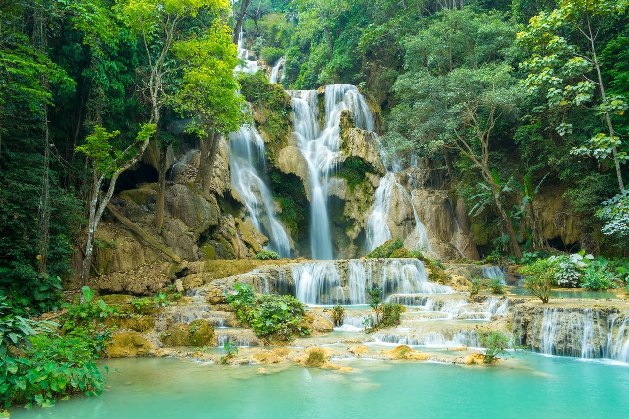 Luang Prabang city and Kuang Si waterfall tour with lunch Musement