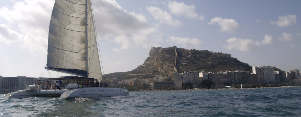 Excursion en voilier sous le coucher du soleil au départ d'Alicante