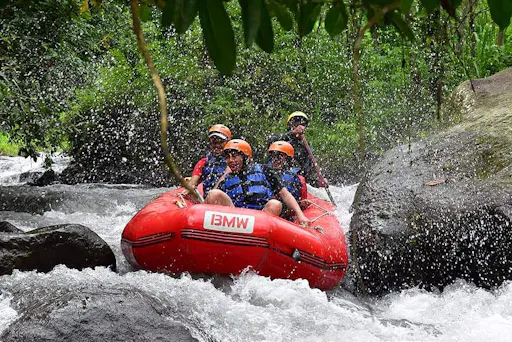 East Bali 4x4 Sunrise Safari & River Telaga Waja Rafting