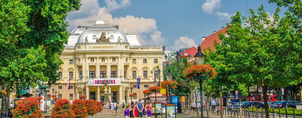 Bratislava tour a pé com ingresso para o castelo