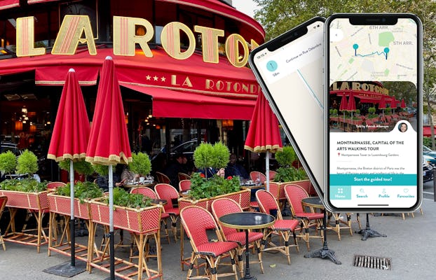 Kunst in Montparnasse: smart wandeling met behulp van een gids op je smartphone