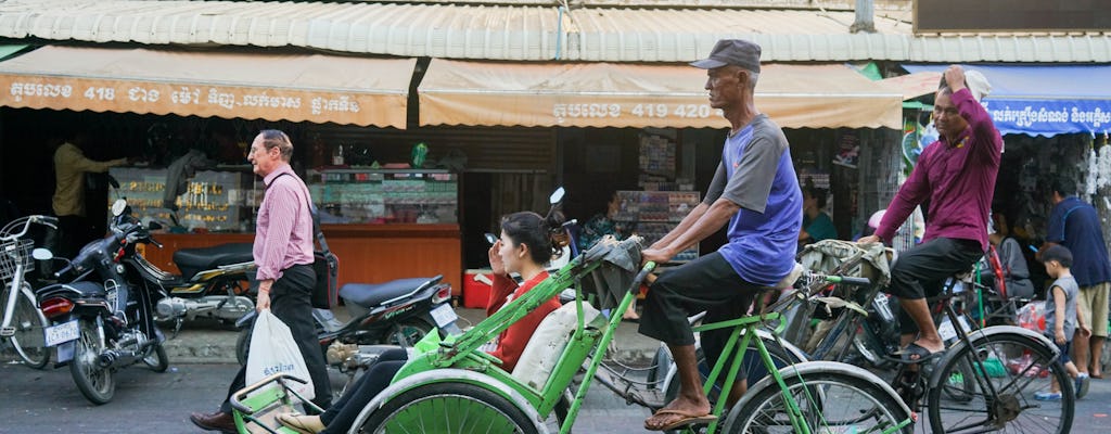 Privé fietstocht van een halve dag in Phnom Penh