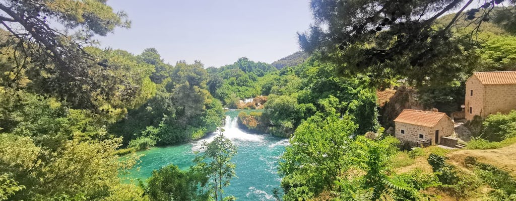 Vanuit Split: tour naar de Krka-watervallen met lunch inbegrepen