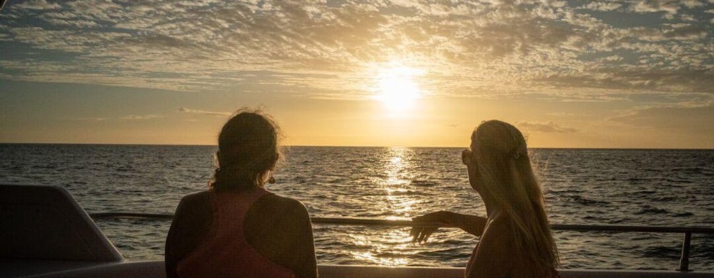 Combo sunset and manta ray snorkel experience
