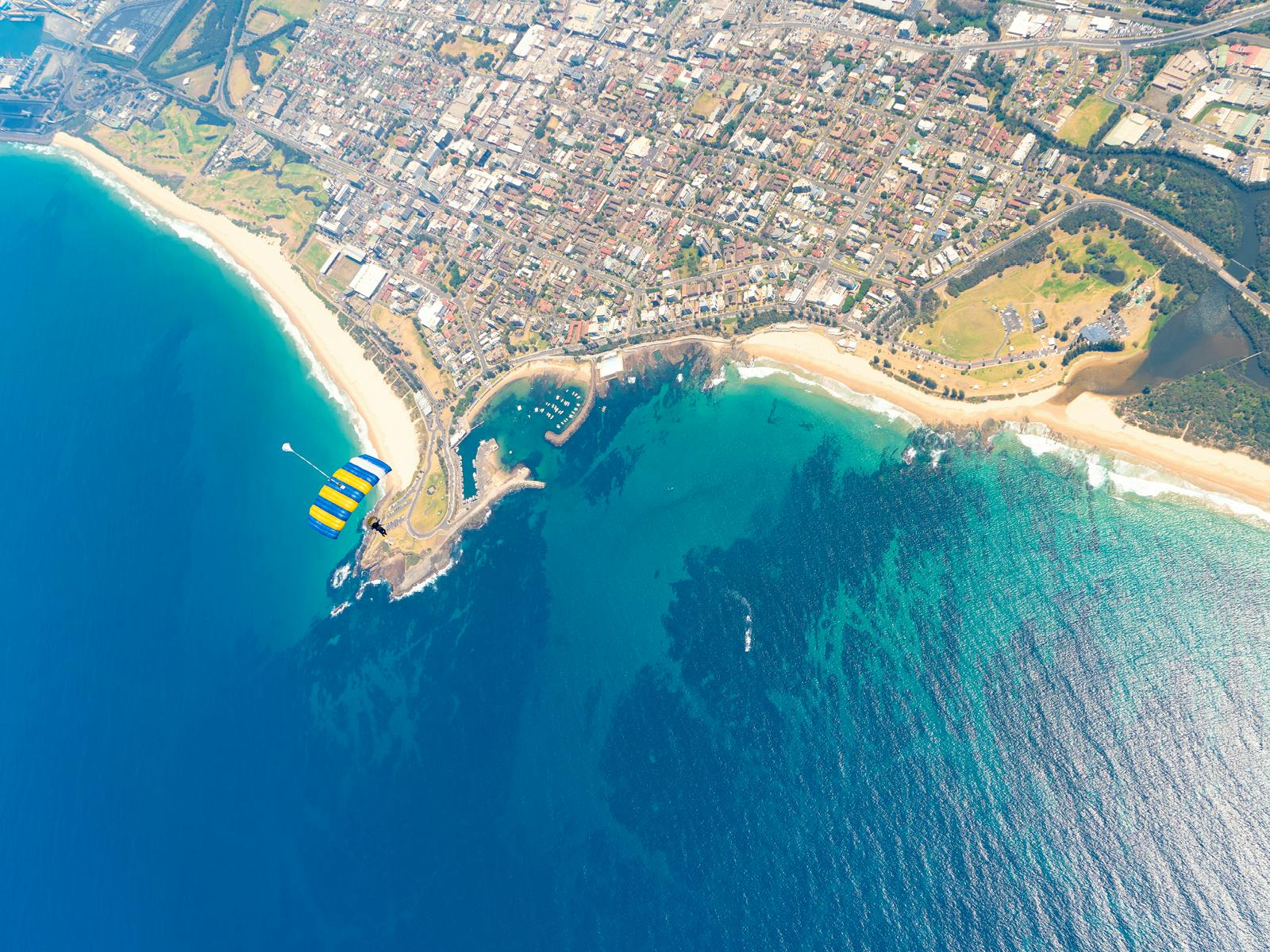 Fallschirmsprung-Erlebnis über Sydney-Wollongong