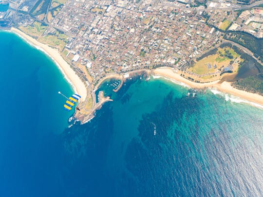 Skydiving experience over Sydney-Wollongong