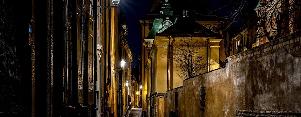 Os fantasmas de Estocolmo em um passeio a pé de Gamla Stan