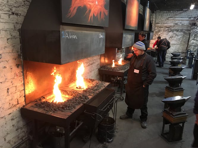 Guided forging hot steel class in Footscray