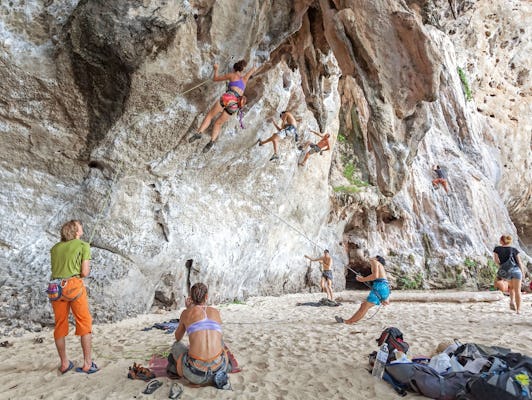 Railay Thailand Climbing information and booking.