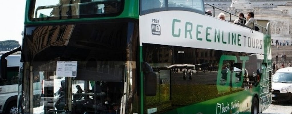 Tour in bus hop-on hop-off di Roma con 3 fermate