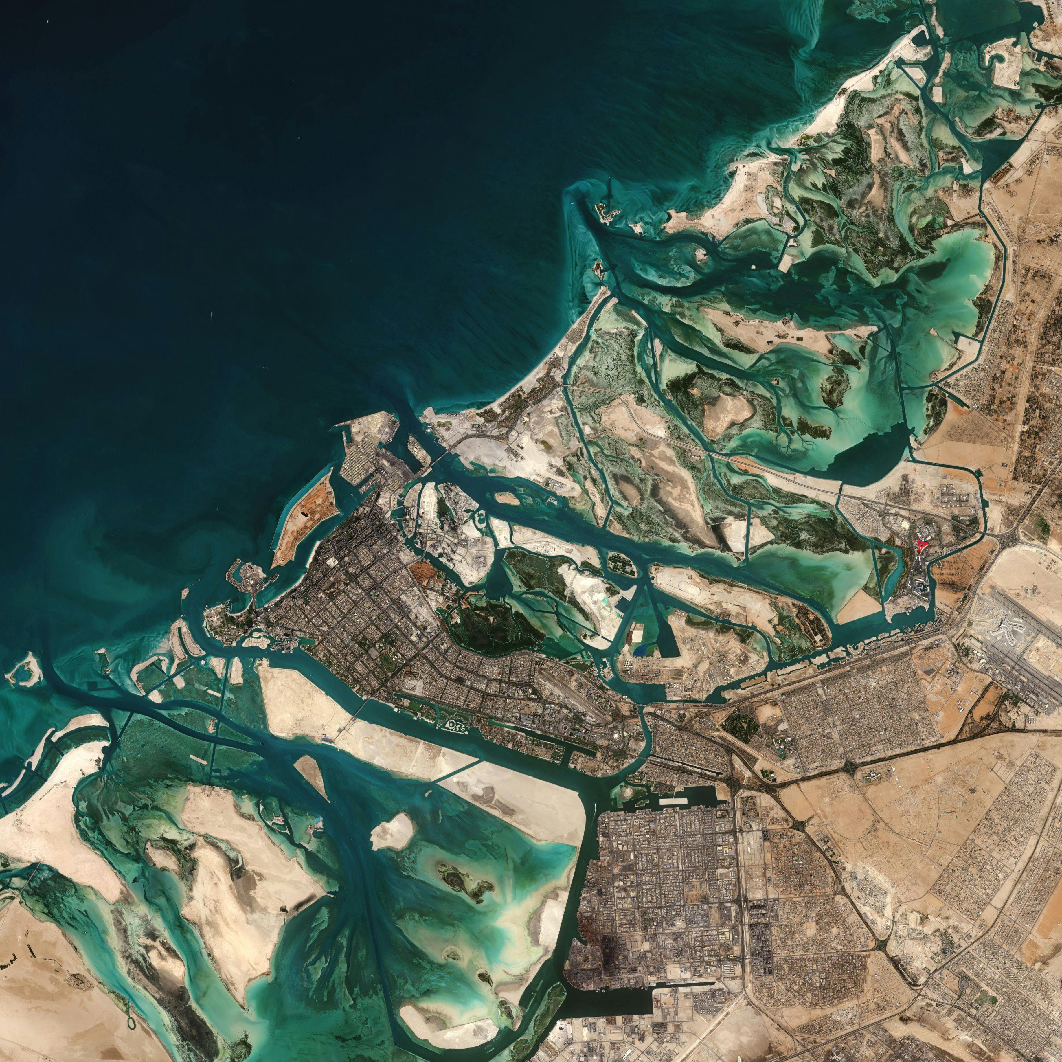 Excursão a pé autoguiada por áudio em Abu Dhabi de Mina Zayed