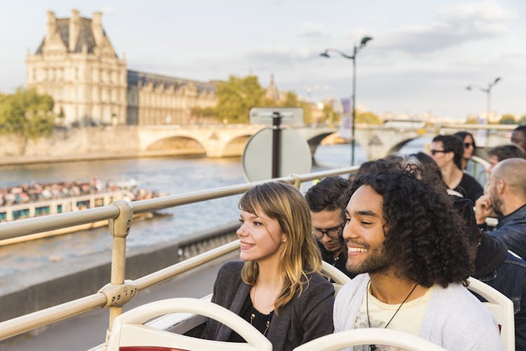Big Bus tour of Paris with panoramic river cruise