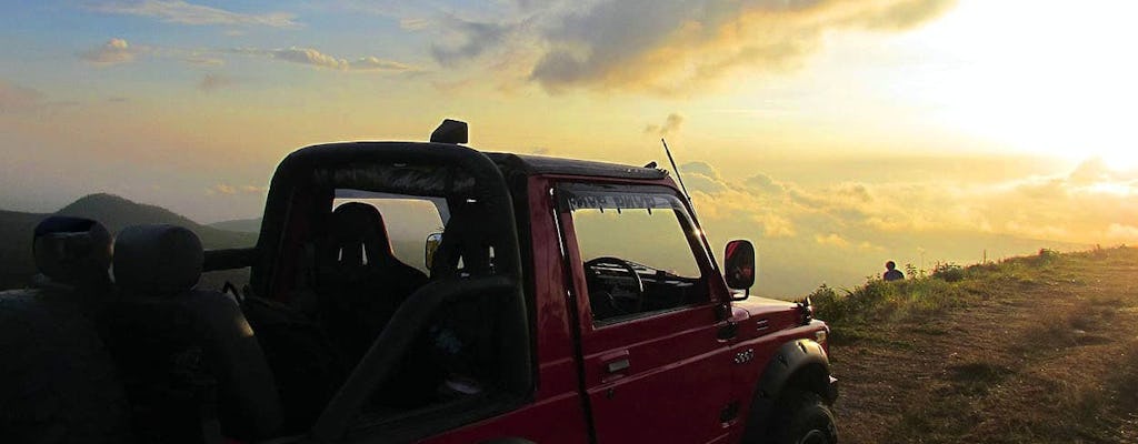 Ost-Bali Geländewagen-Safari bei Sonnenaufgang und Teambuilding-Übung