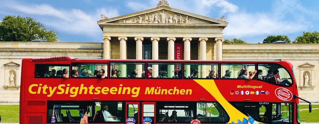 One hour city sightseeing bus tour in Munich