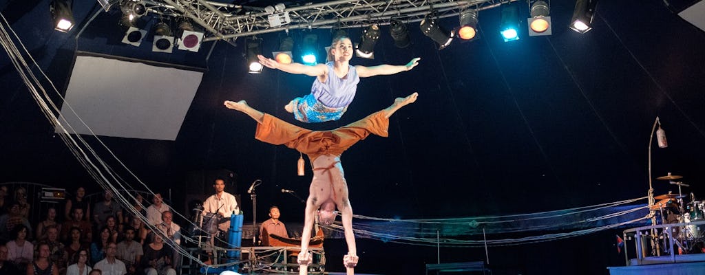 Phare Ponleu Selpak campus dinner and the circus show