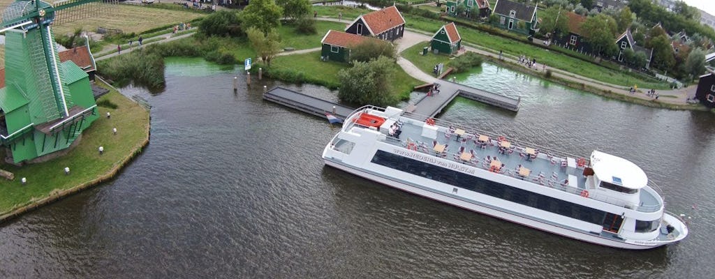 Excursion en bateau au village des moulins à vent de Zaanse Schans au départ d'Amsterdam