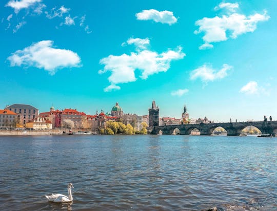 Visite à pied de 90 minutes de Prague avec un local