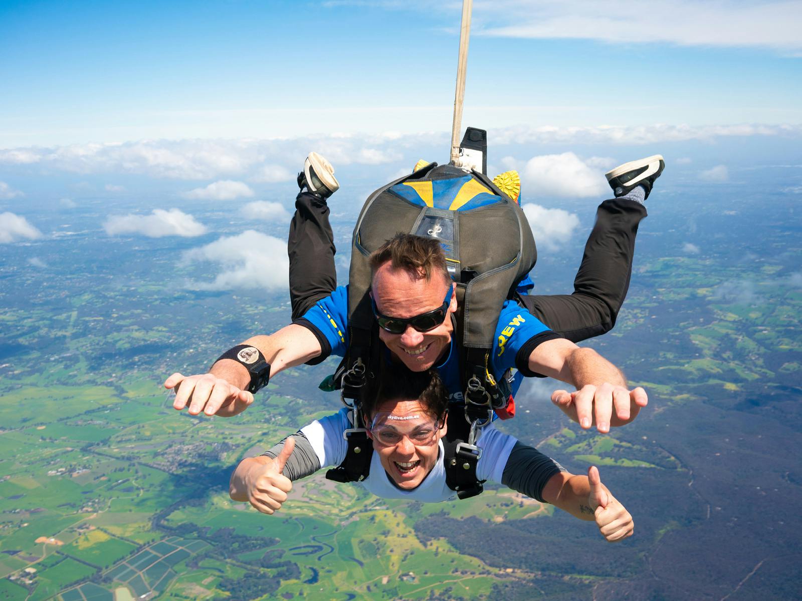 Skydiving experience over Yarra Valley