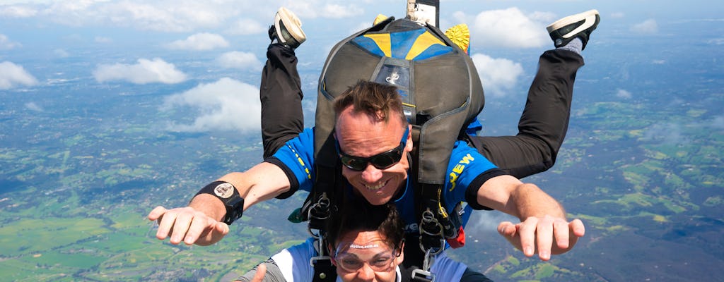 Skydiving experience over Yarra Valley