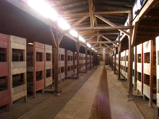 Visita a Auschwitz-Birkenau com transporte de Cracóvia